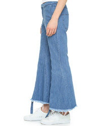 Женские синие джинсы от MARQUES ALMEIDA