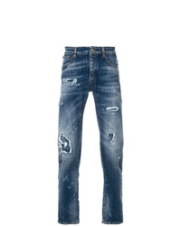 Мужские синие джинсы от Frankie Morello