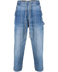 Мужские синие джинсы от Greg Lauren