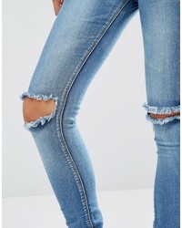 Женские синие джинсы от Boohoo