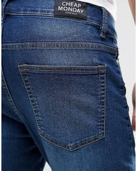 Мужские синие джинсы от Cheap Monday