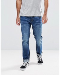 Мужские синие джинсы от Hoxton Denim