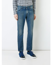 Мужские синие джинсы от Fendi