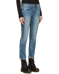 Женские синие джинсы от Amo