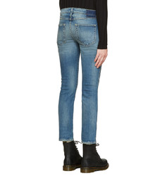 Женские синие джинсы от Amo