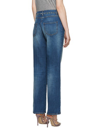 Женские синие джинсы от Valentino