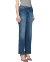 Женские синие джинсы от Valentino