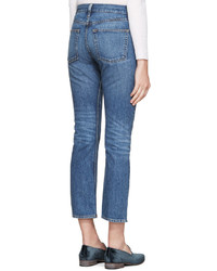 Женские синие джинсы от Brock Collection