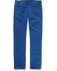 Мужские синие джинсы от Isaia