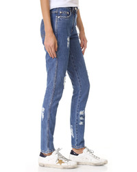 Женские синие джинсы от Moschino