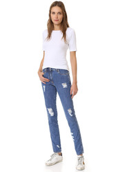 Женские синие джинсы от Moschino