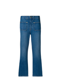 Женские синие джинсы от Khaite