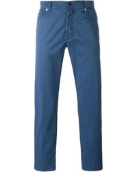 Мужские синие джинсы от Kiton