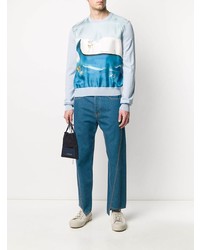 Мужские синие джинсы от Lanvin