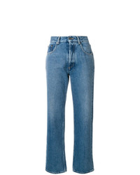 Женские синие джинсы от Maison Margiela