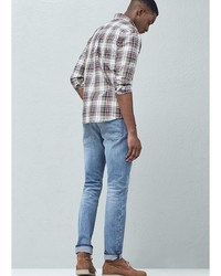 Мужские синие джинсы от Mango Man