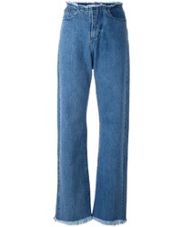 Женские синие джинсы от MARQUES ALMEIDA
