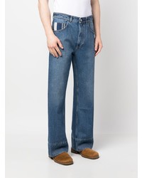 Мужские синие джинсы от Wales Bonner