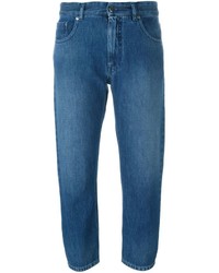 Женские синие джинсы от MM6 MAISON MARGIELA