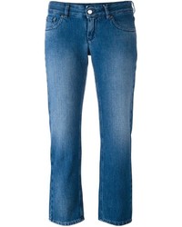 Женские синие джинсы от MM6 MAISON MARGIELA