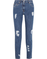 Женские синие джинсы от Moschino