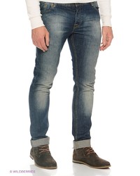 Мужские синие джинсы от Oodji