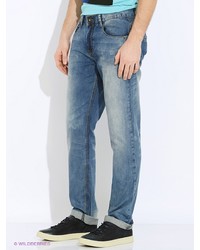 Мужские синие джинсы от Oodji