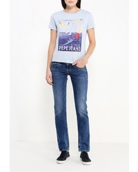 Женские синие джинсы от Pepe Jeans