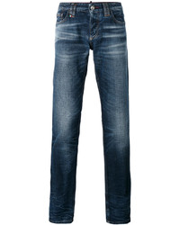 Мужские синие джинсы от Philipp Plein