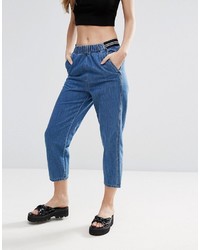 Женские синие джинсы от Pull&Bear