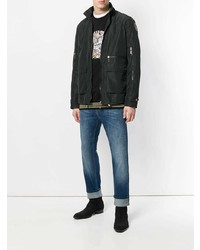 Мужские синие джинсы от Cavalli Class