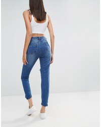 Женские синие джинсы от Missguided