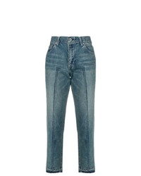 Женские синие джинсы от Sacai