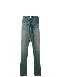 Мужские синие джинсы от Sacai