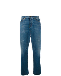 Женские синие джинсы от Saint Laurent