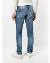 Мужские синие джинсы от Saint Laurent