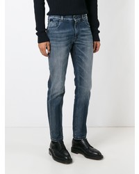 Мужские синие джинсы от Fendi