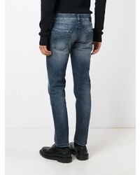 Мужские синие джинсы от Fendi