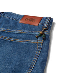 Мужские синие джинсы от Incotex