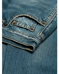 Женские синие джинсы от Saint Laurent