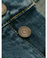 Женские синие джинсы от Saint Laurent