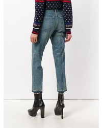 Женские синие джинсы от Sacai