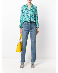 Женские синие джинсы от Tory Burch