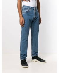 Мужские синие джинсы от Helmut Lang