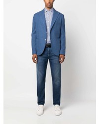 Мужские синие джинсы от Incotex