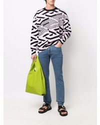 Мужские синие джинсы от Versace