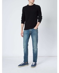 Мужские синие джинсы от Saint Laurent