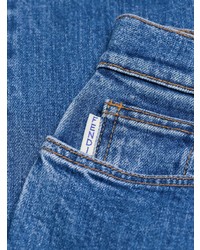 Женские синие джинсы от Fendi