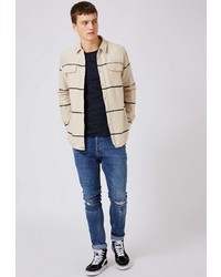 Мужские синие джинсы от Topman