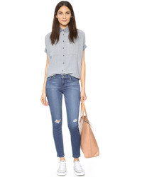 Женские синие джинсы от Paige